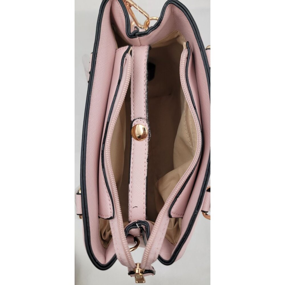 Marilyn Monroe Pink Handbag Small Faux Leather Gold Accents New - Picture 7 of 13
